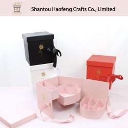 Rotating Monogram I Love You Flower Gift Box