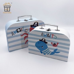 custom printed cardboard suitcase suitcase gift box