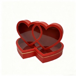 HF138588 Heart Shape Valentine Flower Box