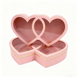 HF138588 Heart Shape Valentine Flower Box